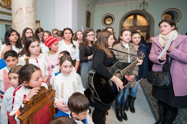 Colindători la Reședința Mitropolitană - Filialele ATOR din Moldova