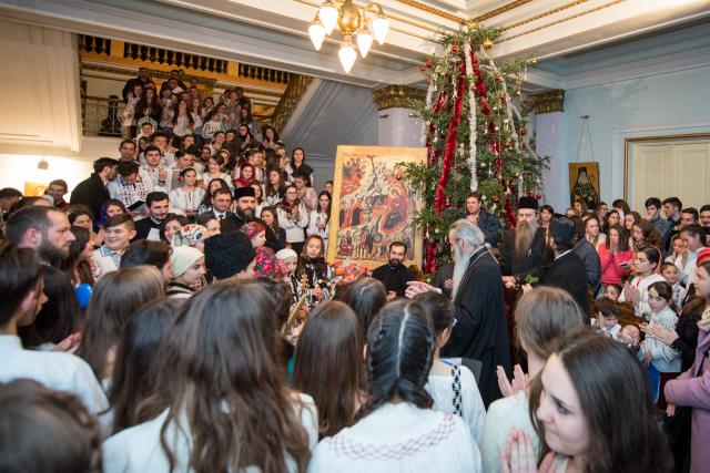 Colindători la Reședința Mitropolitană - Filialele ATOR din Moldova
