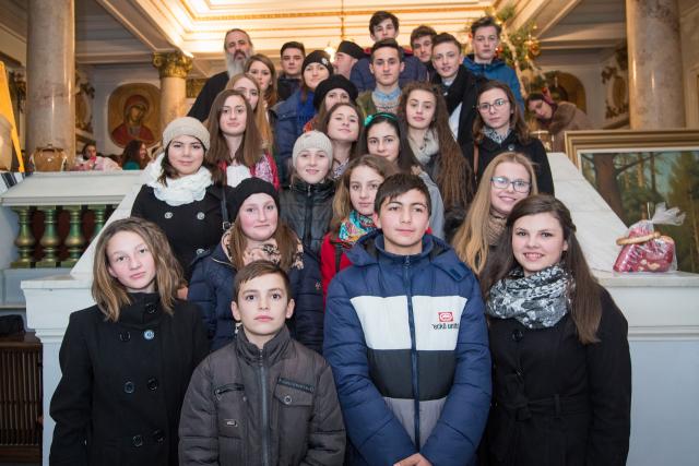 Colindători la Reședința Mitropolitană - Filialele ATOR din Moldova