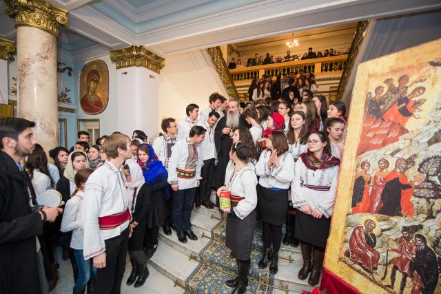 Colindători la Reședința Mitropolitană - Filialele ATOR din Moldova