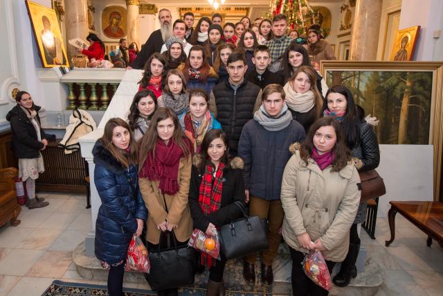 Colindători la Reședința Mitropolitană - Filialele ATOR din Moldova