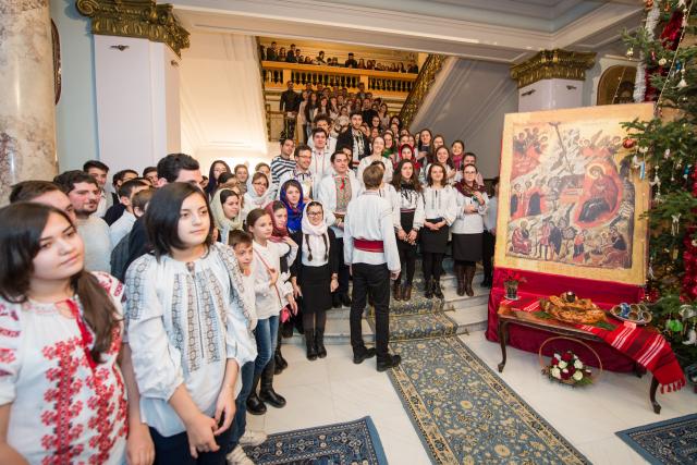 Colindători la Reședința Mitropolitană - Filialele ATOR din Moldova