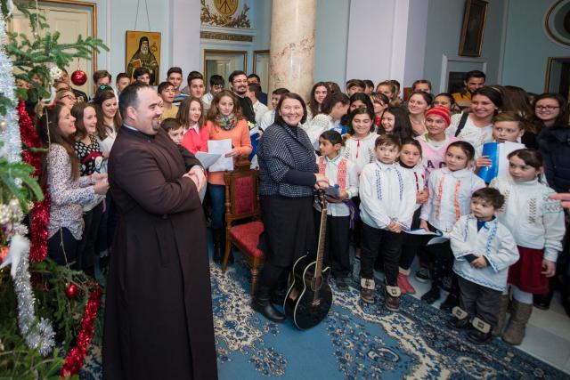 Colindători la Reședința Mitropolitană - Filialele ATOR din Moldova