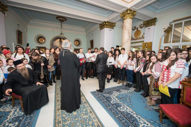 Colindători la Reședința Mitropolitană - Filialele ATOR din Moldova