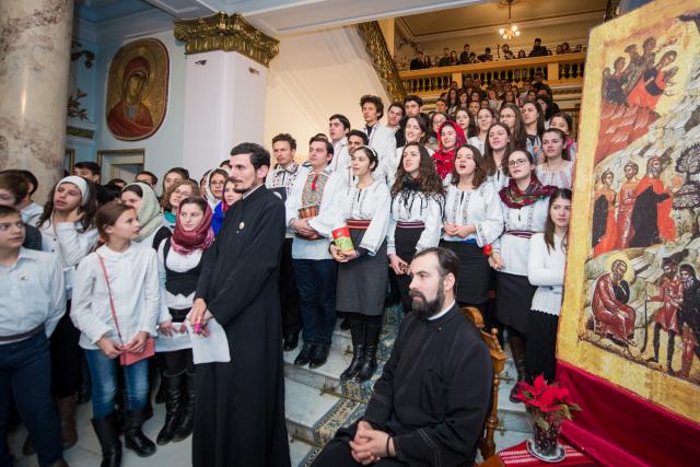 Colindători la Reședința Mitropolitană - Filialele ATOR din Moldova