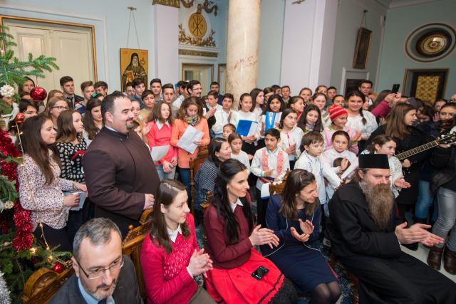 Colindători la Reședința Mitropolitană - Filialele ATOR din Moldova