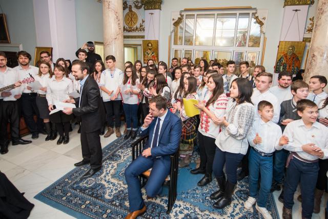 Colindători la Reședința Mitropolitană - Filialele ATOR din Moldova