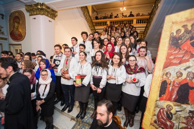 Colindători la Reședința Mitropolitană - Filialele ATOR din Moldova