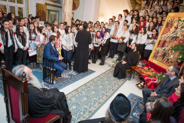 Colindători la Reședința Mitropolitană - Filialele ATOR din Moldova