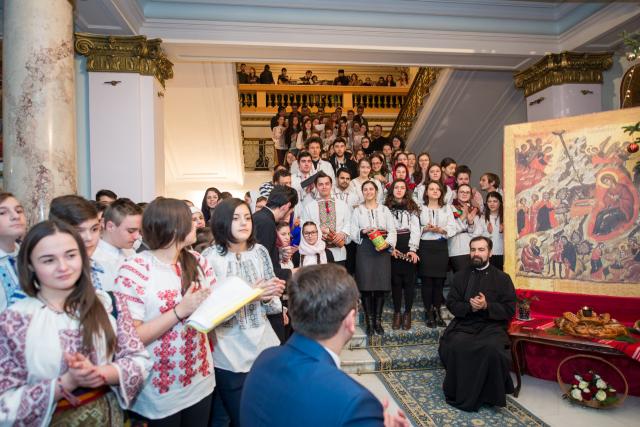Colindători la Reședința Mitropolitană - Filialele ATOR din Moldova