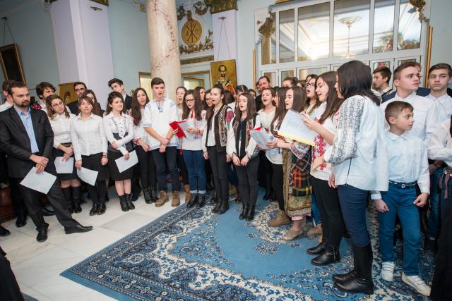 Colindători la Reședința Mitropolitană - Filialele ATOR din Moldova