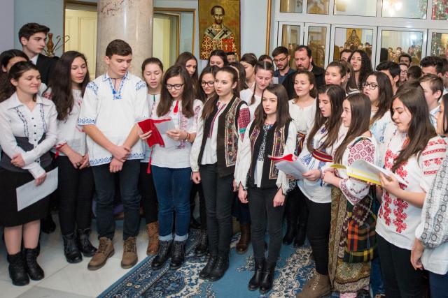 Colindători la Reședința Mitropolitană - Filialele ATOR din Moldova