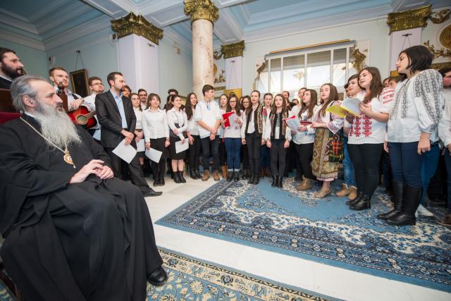 Colindători la Reședința Mitropolitană - Filialele ATOR din Moldova