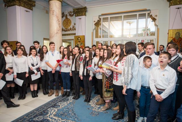 Colindători la Reședința Mitropolitană - Filialele ATOR din Moldova