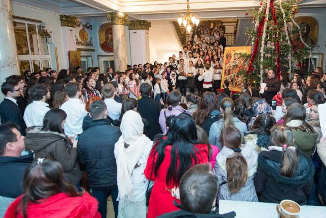 Colindători la Reședința Mitropolitană - Filialele ATOR din Moldova