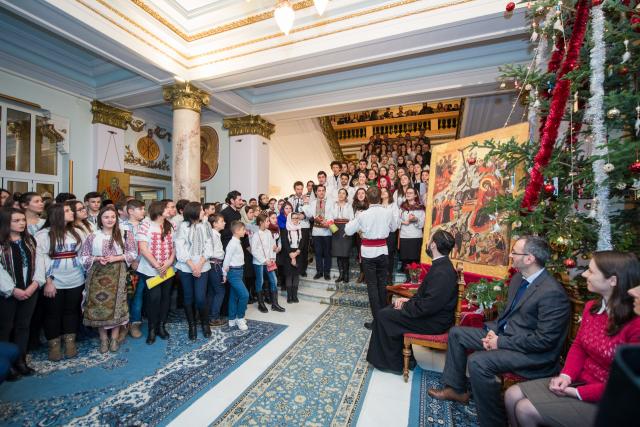 Colindători la Reședința Mitropolitană - Filialele ATOR din Moldova