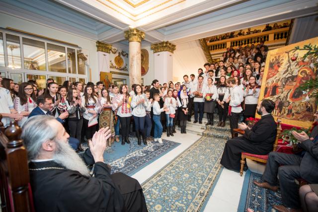 Colindători la Reședința Mitropolitană - Filialele ATOR din Moldova