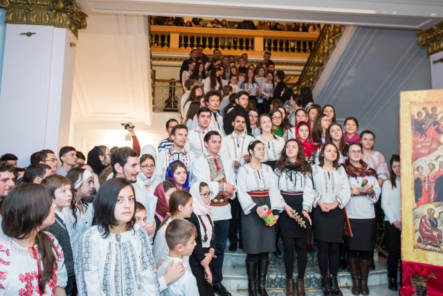 Colindători la Reședința Mitropolitană - Filialele ATOR din Moldova