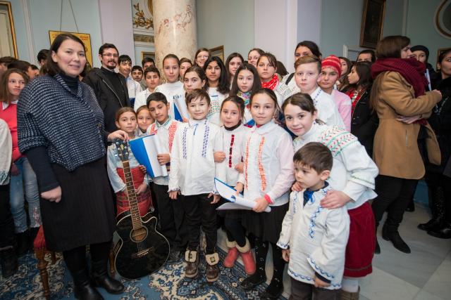 Colindători la Reședința Mitropolitană - Filialele ATOR din Moldova
