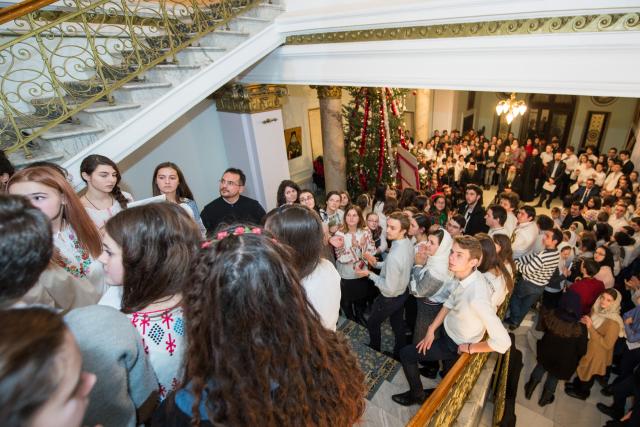Colindători la Reședința Mitropolitană - Filialele ATOR din Moldova