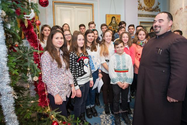 Colindători la Reședința Mitropolitană - Filialele ATOR din Moldova