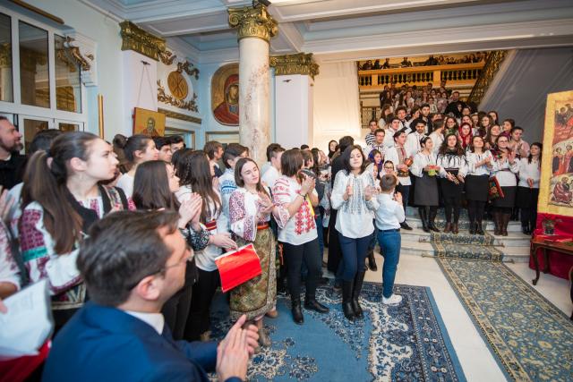 Colindători la Reședința Mitropolitană - Filialele ATOR din Moldova