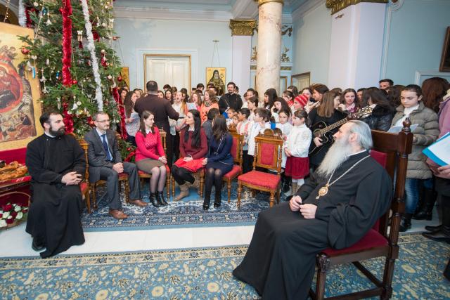 Colindători la Reședința Mitropolitană - Filialele ATOR din Moldova