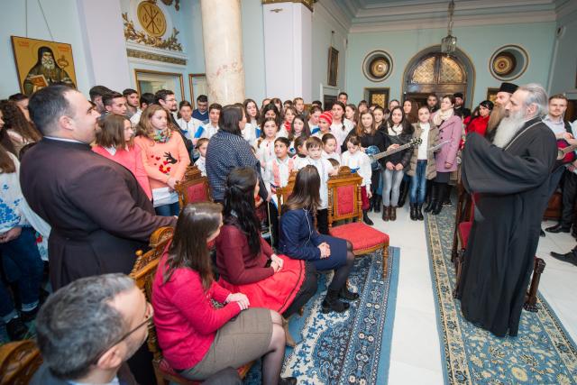 Colindători la Reședința Mitropolitană - Filialele ATOR din Moldova