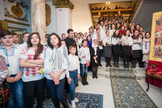 Colindători la Reședința Mitropolitană - Filialele ATOR din Moldova
