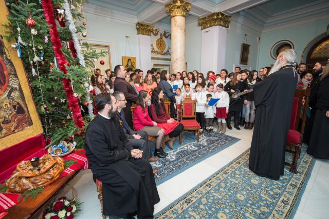 Colindători la Reședința Mitropolitană - Filialele ATOR din Moldova