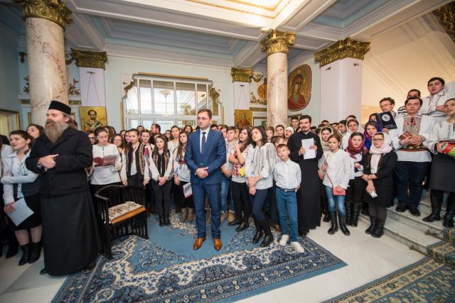 Colindători la Reședința Mitropolitană - Filialele ATOR din Moldova