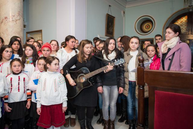 Colindători la Reședința Mitropolitană - Filialele ATOR din Moldova