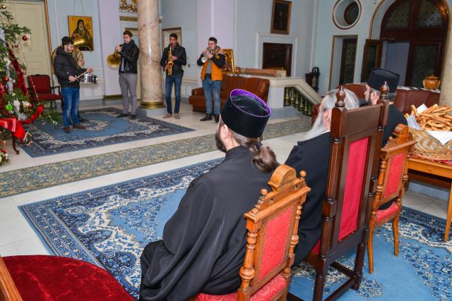 Colindători la Reședința Mitropolitană - Grupul Moldavian Brass