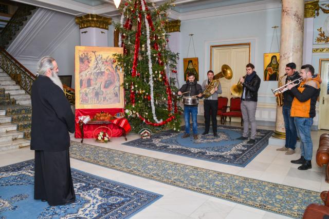 Colindători la Reședința Mitropolitană - Grupul Moldavian Brass