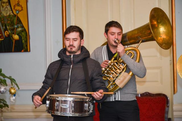 Colindători la Reședința Mitropolitană - Grupul Moldavian Brass