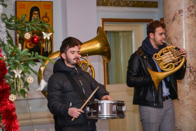 Colindători la Reședința Mitropolitană - Grupul Moldavian Brass