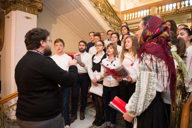 Colindători la Reședința Mitropolitană - Parohia Aroneanu