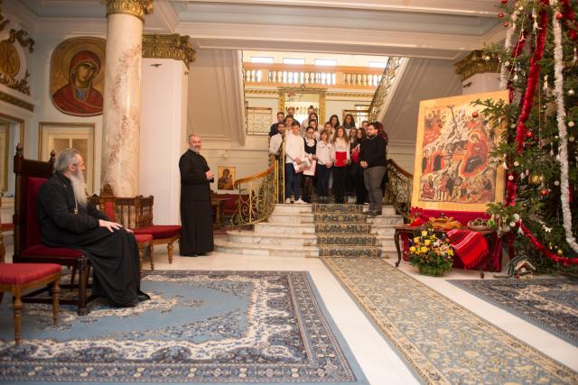 Colindători la Reședința Mitropolitană - Parohia Aroneanu