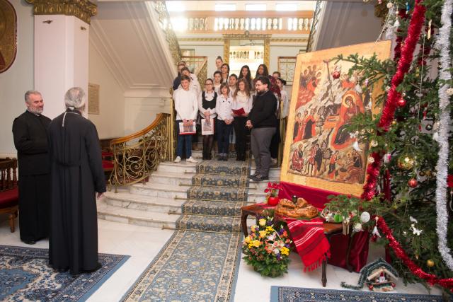 Colindători la Reședința Mitropolitană - Parohia Aroneanu