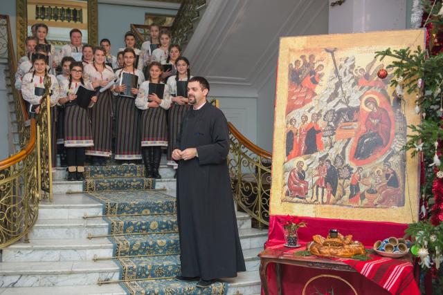 Colindători la Reședința Mitropolitană - Parohia Bâcu, Iaşi