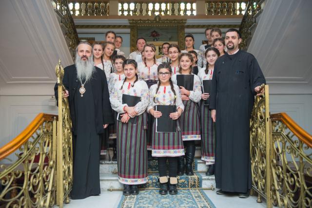 Colindători la Reședința Mitropolitană - Parohia Bâcu, Iaşi