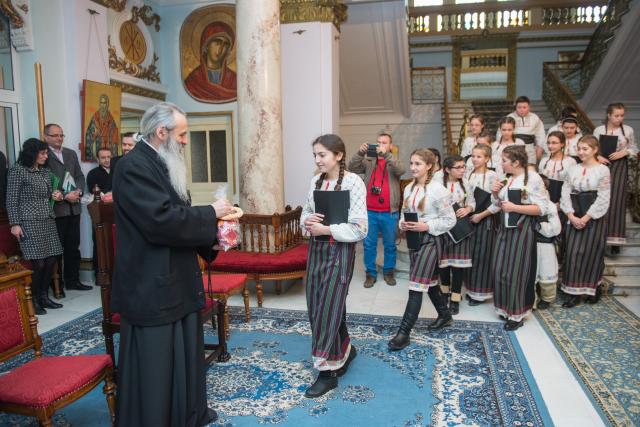 Colindători la Reședința Mitropolitană - Parohia Bâcu, Iaşi
