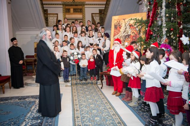 Colindători la Reședința Mitropolitană - parohia Căprița, Iași