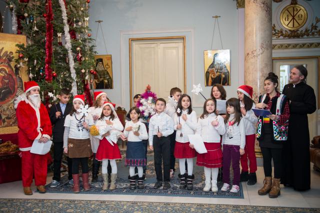 Colindători la Reședința Mitropolitană - parohia Căprița, Iași