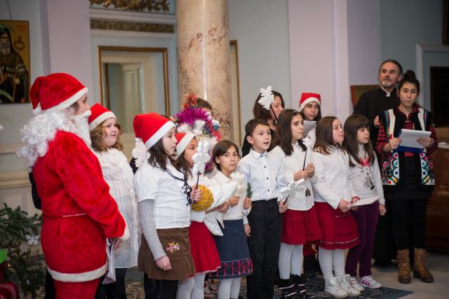 Colindători la Reședința Mitropolitană - parohia Căprița, Iași
