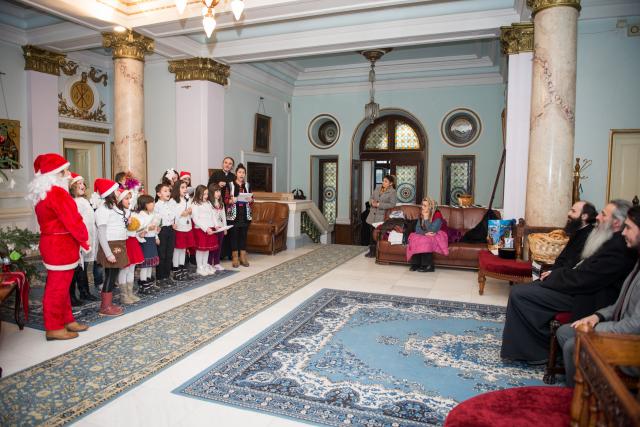 Colindători la Reședința Mitropolitană - parohia Căprița, Iași