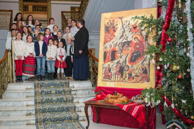 Colindători la Reședința Mitropolitană - Parohia Doroșcani