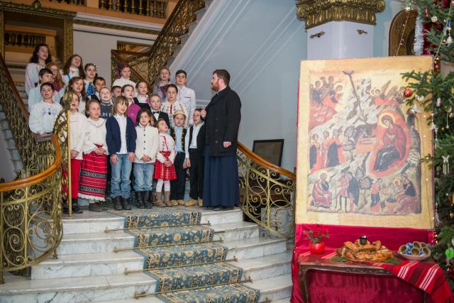 Colindători la Reședința Mitropolitană - Parohia Doroșcani
