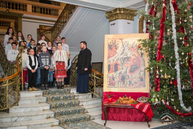 Colindători la Reședința Mitropolitană - Parohia Doroșcani