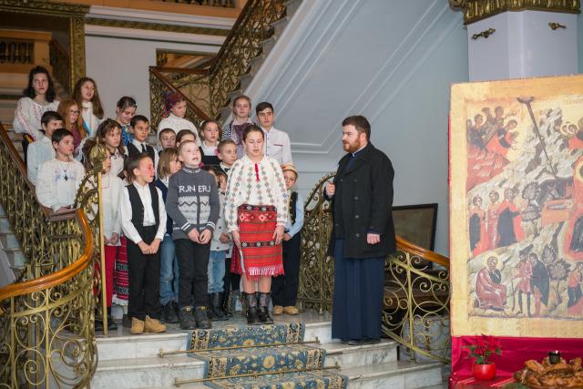 Colindători la Reședința Mitropolitană - Parohia Doroșcani